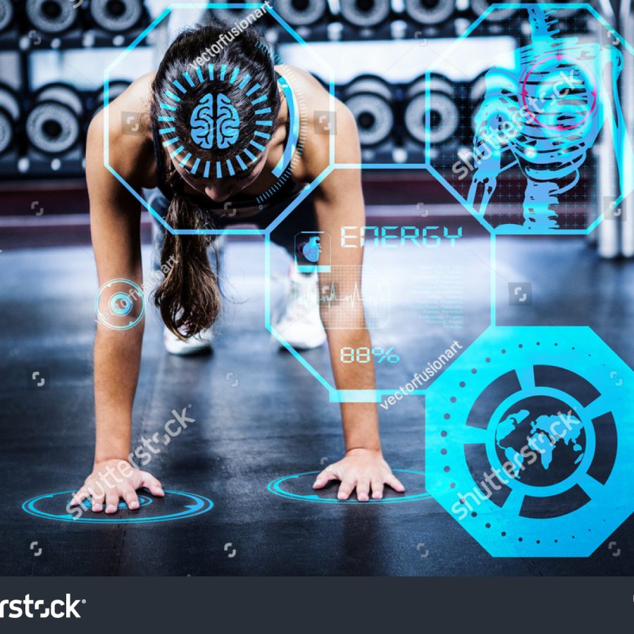 stock-photo-woman-working-out-in-gym-against-fitness-interface-352076753